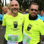 Al traguardo io e Luca