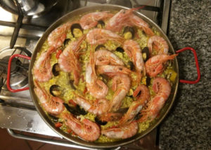 Paella di pesce