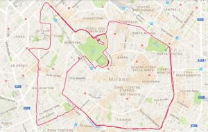 Percorso Stramilano 2017 + Km mancanti
