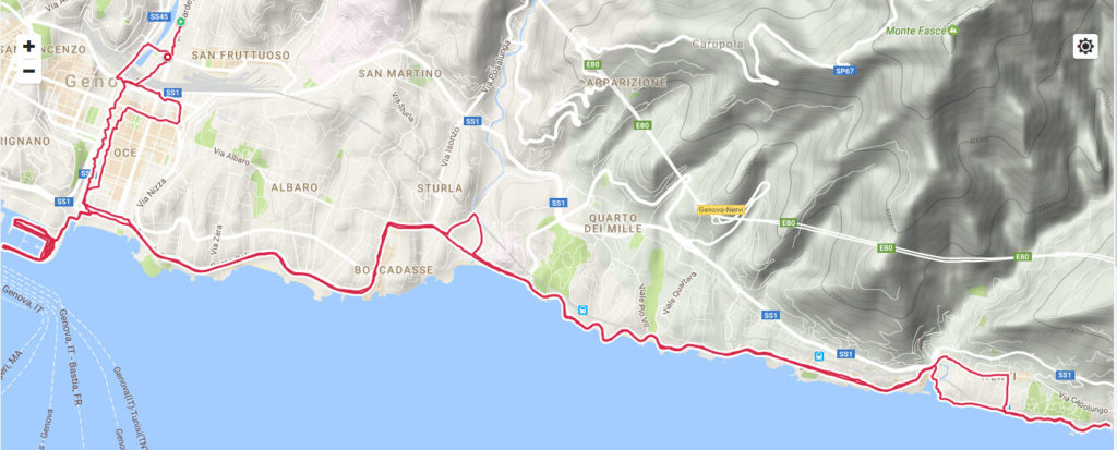 113° Allenamento - Percorso dei 32Km